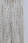 SWAYING/KNIT Hollow Flower Style Straight Pants SW23AW3B44 White